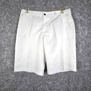 Adidas Climalite Men's White Athletic Shorts Size 34 Golf Performance Lightweigh